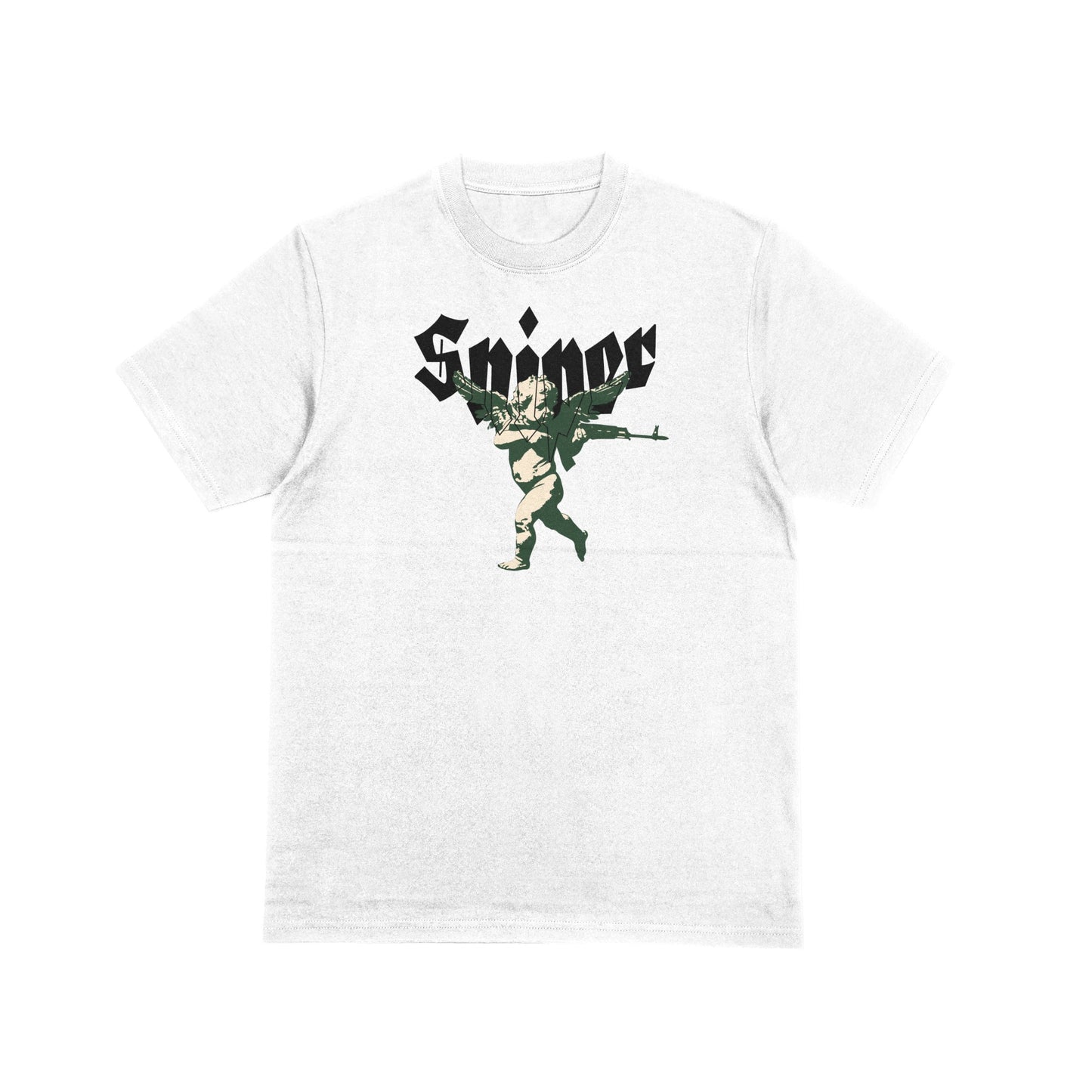 Cupid Sniper Graphic T-Shirt