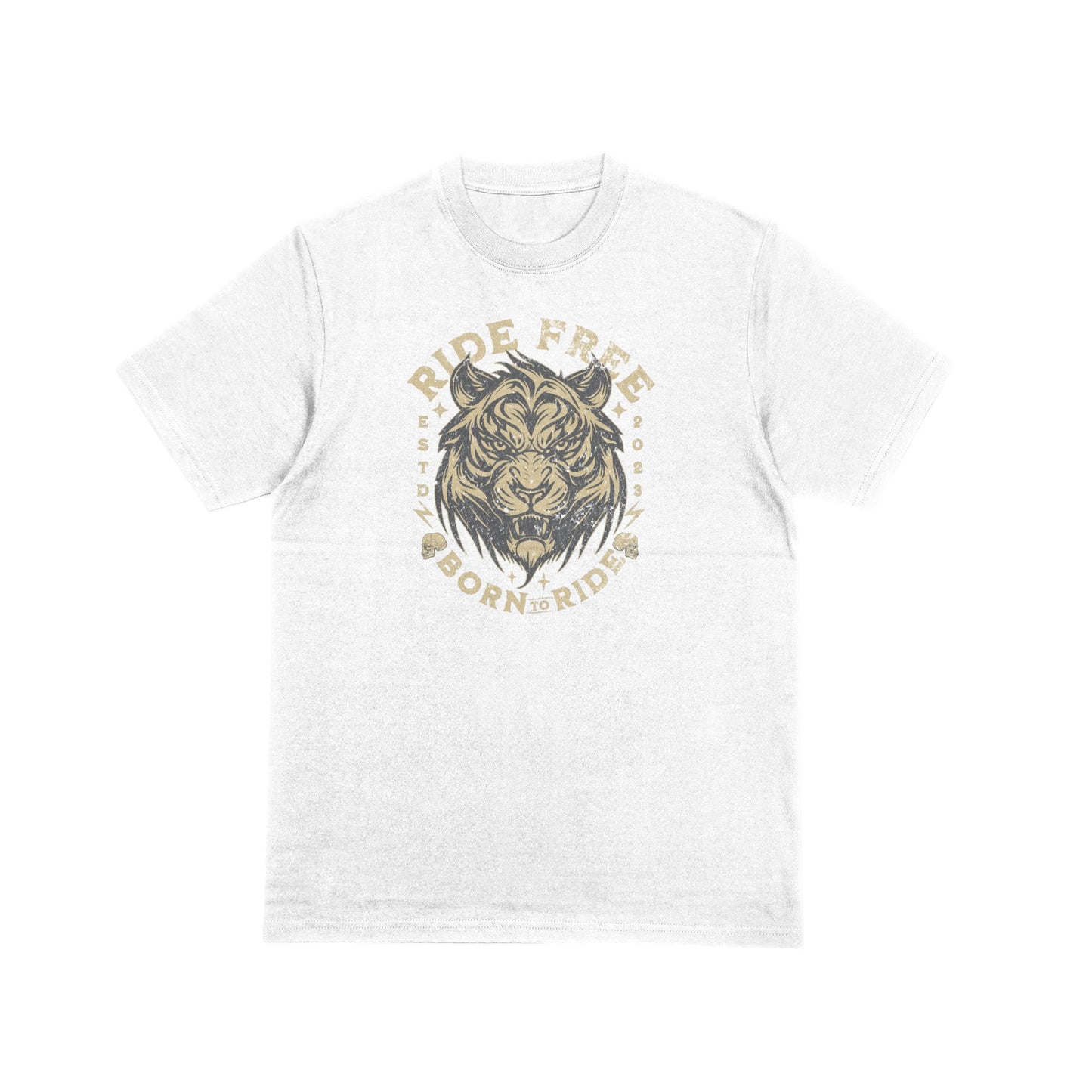 Ride Free Born to Ride Graphic T-Shirt