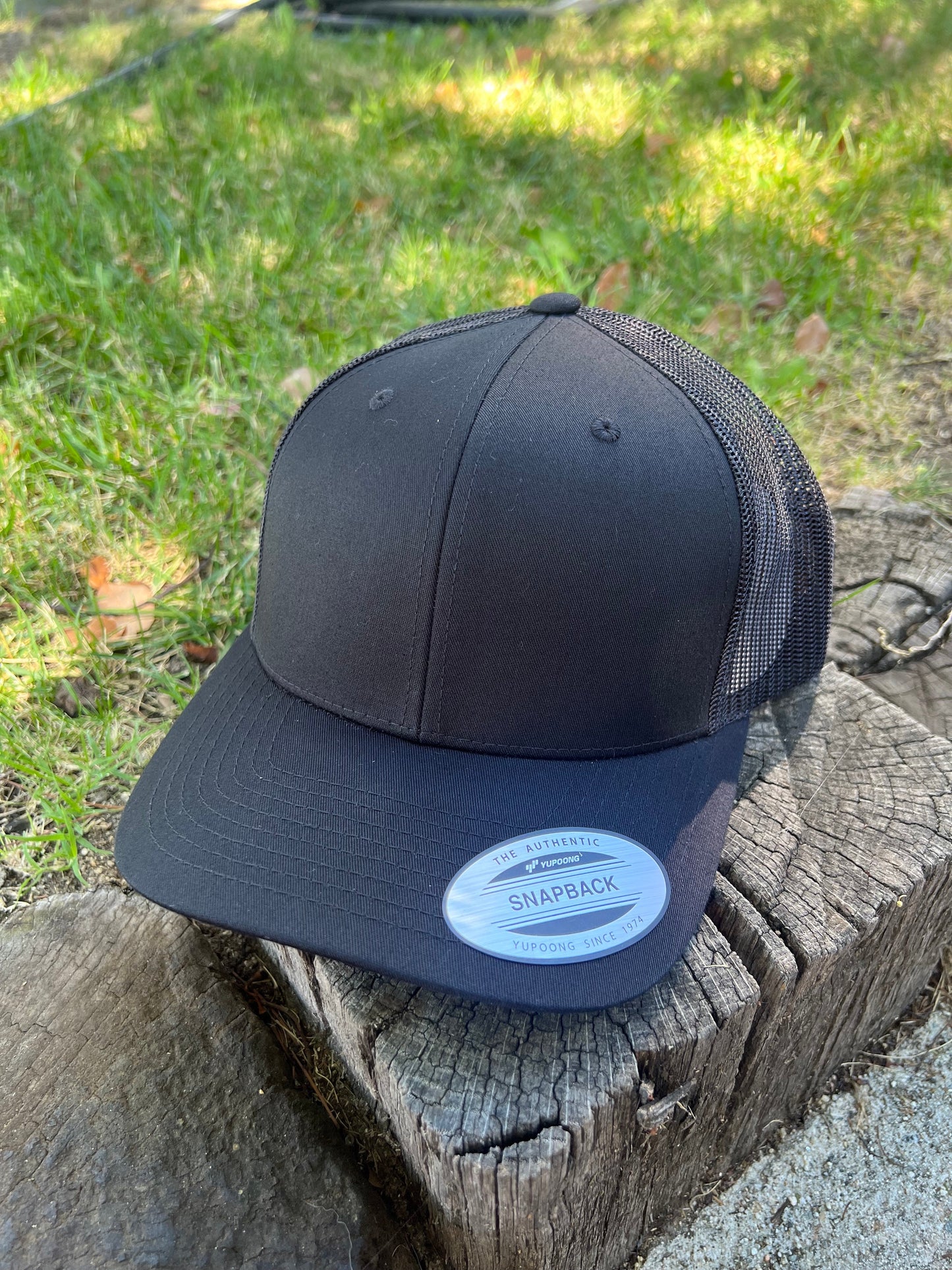 Trophy Wife Leather Patch Hat