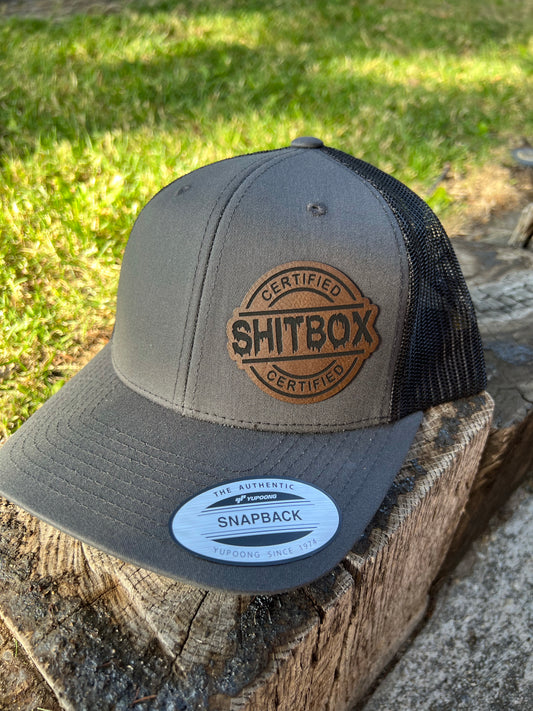 Certified Sh*tbox Leather Patch Hat