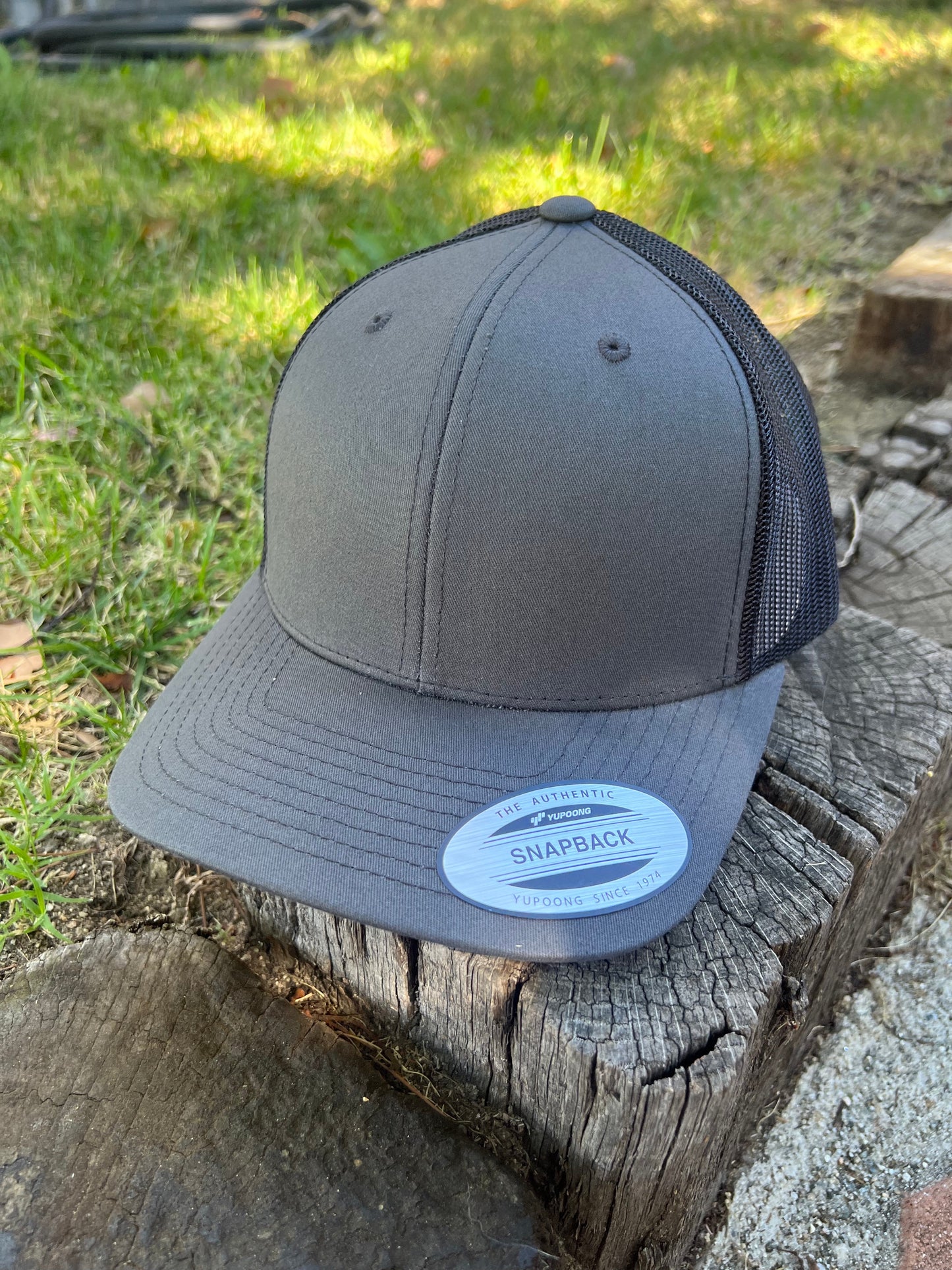 Trophy Wife Leather Patch Hat