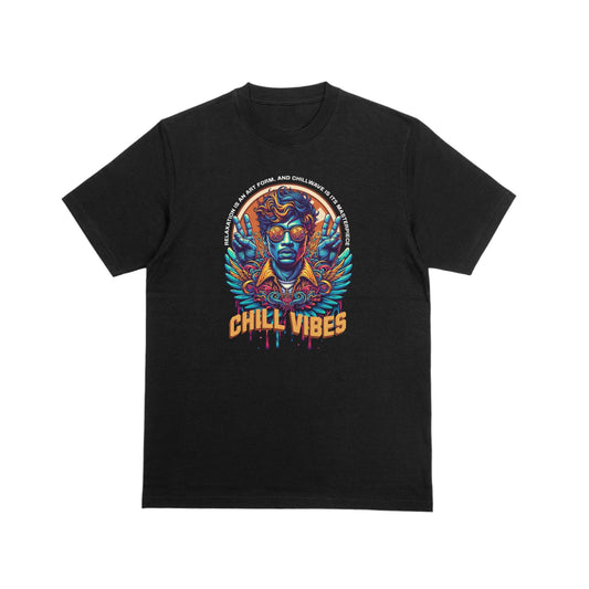 Chill Vibes Artistic Graphic T-Shirt