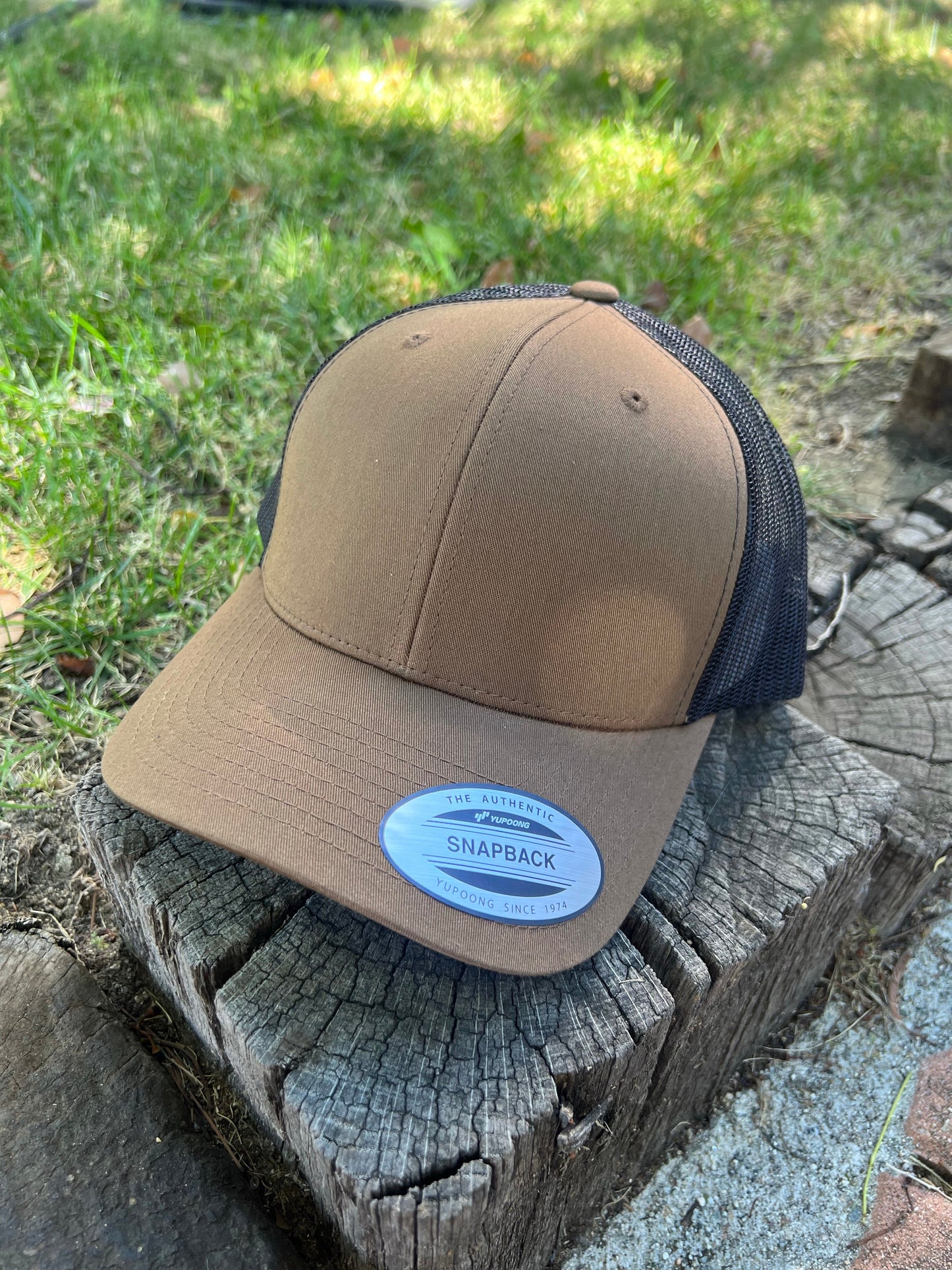 Dad Bod Father Figure Leather Patch Hat