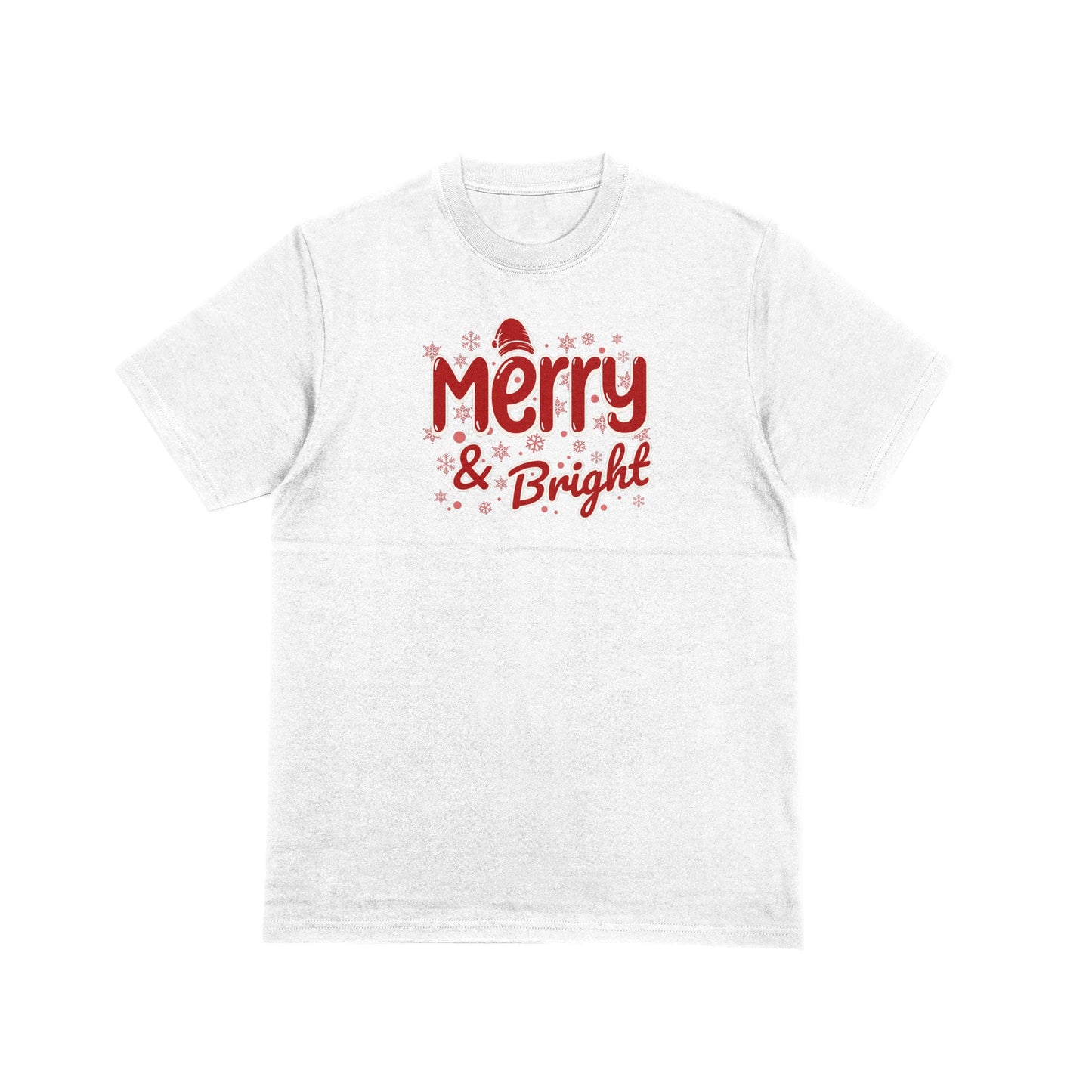 Merry and Bright Christmas Graphic T-Shirt