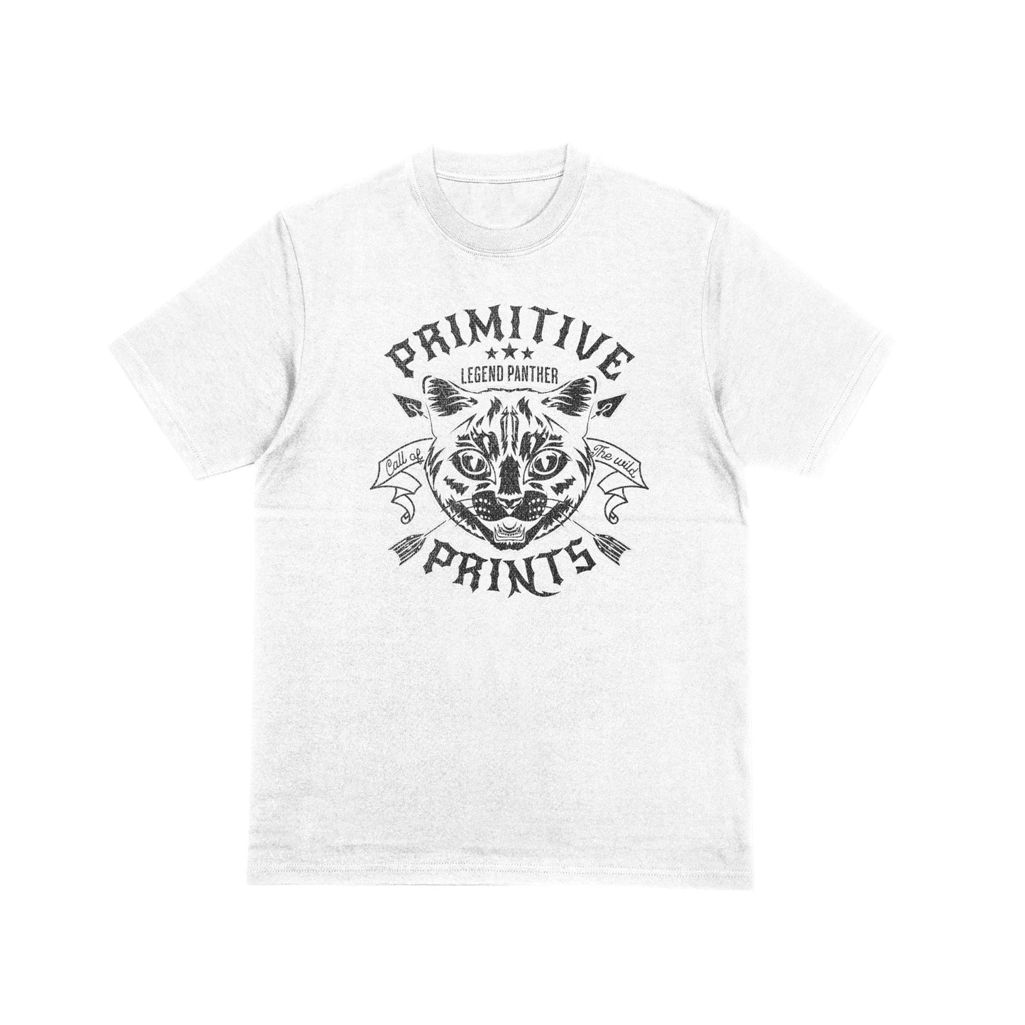 Primitive Prints Cat Graphic T-Shirt