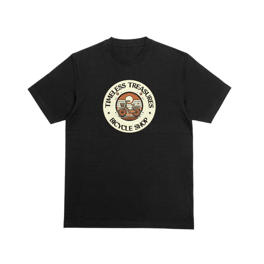 Retro Bicycle Shop Graphic T-Shirt