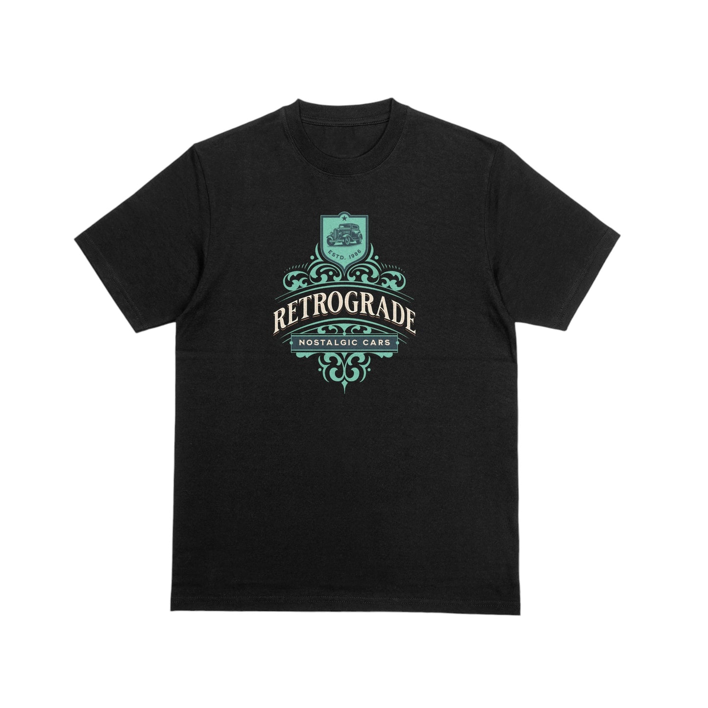 Retrograde Nostalgic Cars Graphic T-Shirt